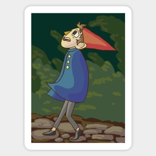 Wirt Got Spooked- Over the Garden Wall Sticker